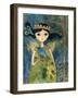 The Quiet Night Holds Secrets Big Eyed Girl-Wyanne-Framed Giclee Print
