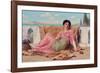 The Quiet Pet-John William Godward-Framed Giclee Print