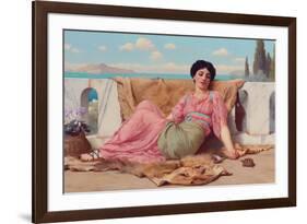 The Quiet Pet-John William Godward-Framed Giclee Print