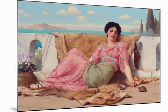 The Quiet Pet-John William Godward-Mounted Giclee Print