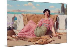 The Quiet Pet-John William Godward-Mounted Giclee Print