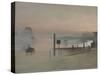 The Quiet River: the Thames at Chiswick-Victor Pasmore-Stretched Canvas