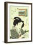 The Quiet Type, from the Series 'Twelve Modern-Day Beauties'-Okada Beisanjin-Framed Giclee Print