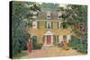 The Quincy House, New England, USA, C18th Century-James Preston-Stretched Canvas