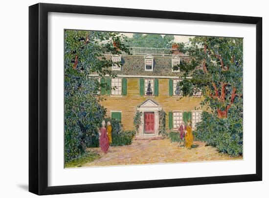 The Quincy House, New England, USA, C18th Century-James Preston-Framed Premium Giclee Print