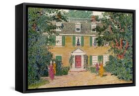 The Quincy House, New England, USA, C18th Century-James Preston-Framed Stretched Canvas