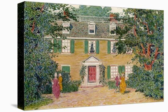 The Quincy House, New England, USA, C18th Century-James Preston-Stretched Canvas