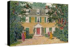 The Quincy House, New England, USA, C18th Century-James Preston-Stretched Canvas