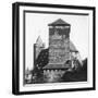 The Quintagonal Tower (Funfeckiger Thur), Kaiserstallung, Nuremberg, Germany, C1900s-Wurthle & Sons-Framed Photographic Print