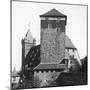 The Quintagonal Tower (Funfeckiger Thur), Kaiserstallung, Nuremberg, Germany, C1900s-Wurthle & Sons-Mounted Photographic Print