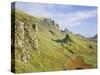 The Quiraing, Isle of Skye, Highlands Region, Scotland, UK, Europe-Roy Rainford-Stretched Canvas