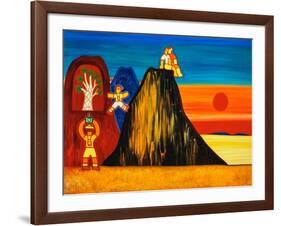 The quiver tree in the cave, 2003,(oil on linen)-Cristina Rodriguez-Framed Giclee Print