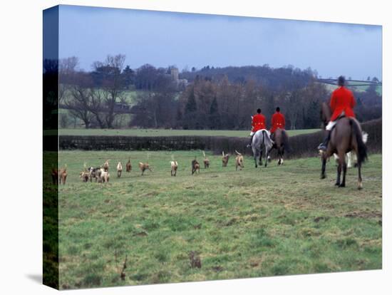 The Quorn Fox Hunt, Leicestershire, England-Alan Klehr-Stretched Canvas