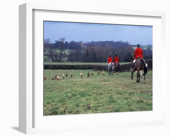 The Quorn Fox Hunt, Leicestershire, England-Alan Klehr-Framed Photographic Print