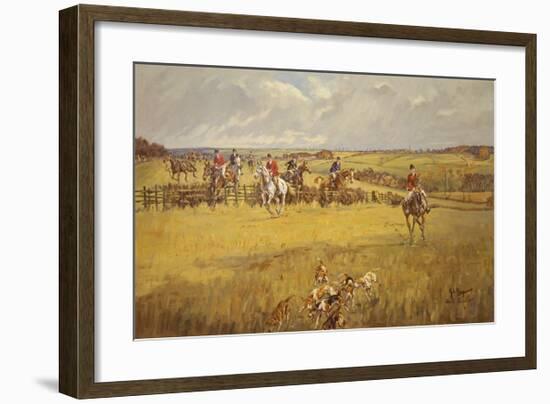 The Quorn - Gartree Hill-John King-Framed Premium Giclee Print