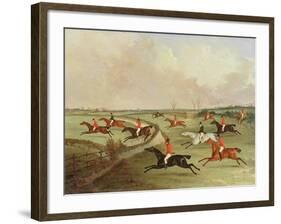 The Quorn Hunt in Full Cry: Second Horses-John Dalby-Framed Giclee Print