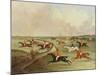 The Quorn Hunt in Full Cry: Second Horses-John Dalby-Mounted Giclee Print