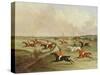 The Quorn Hunt in Full Cry: Second Horses-John Dalby-Stretched Canvas