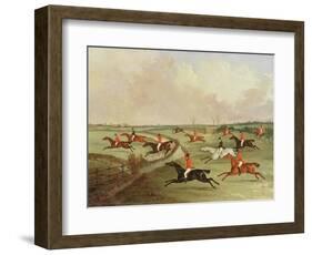 The Quorn Hunt in Full Cry: Second Horses-John Dalby-Framed Giclee Print