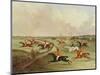 The Quorn Hunt in Full Cry: Second Horses-John Dalby-Mounted Giclee Print