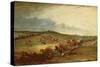 The Quorn in Full Cry Near Tiptoe Hill-John E. Ferneley-Stretched Canvas