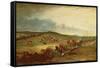 The Quorn in Full Cry Near Tiptoe Hill-John E. Ferneley-Framed Stretched Canvas