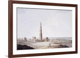 The Qutb Minar, Delhi, C. 1789-Thomas & William Daniell-Framed Giclee Print