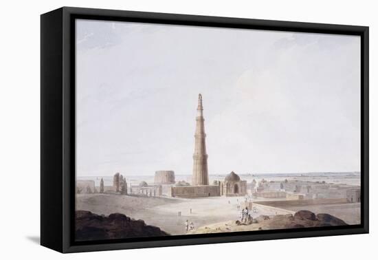 The Qutb Minar, Delhi, C. 1789-Thomas & William Daniell-Framed Stretched Canvas