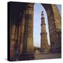 The Qutb Minar, Delhi, India-G Richardson-Stretched Canvas