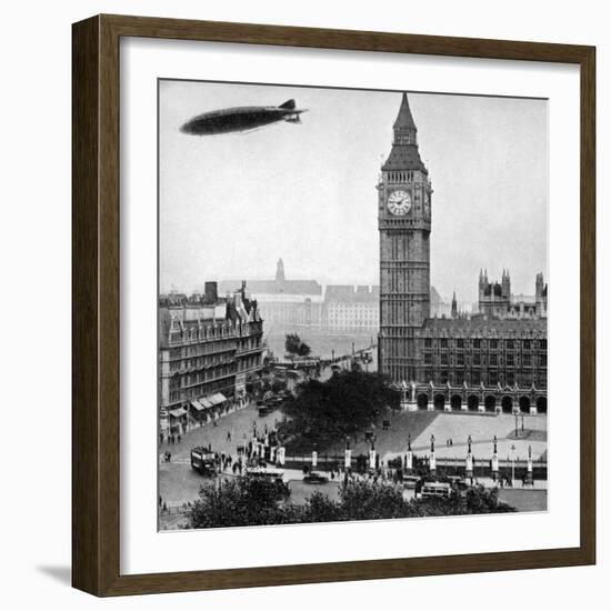 The R101 Passing over the House of Commons, 14th October 1929-null-Framed Giclee Print