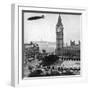 The R101 Passing over the House of Commons, 14th October 1929-null-Framed Giclee Print