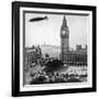 The R101 Passing over the House of Commons, 14th October 1929-null-Framed Giclee Print