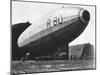 The R80 Airship Being Launched from Its Shed, July 1920-null-Mounted Photographic Print