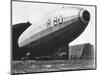 The R80 Airship Being Launched from Its Shed, July 1920-null-Mounted Photographic Print