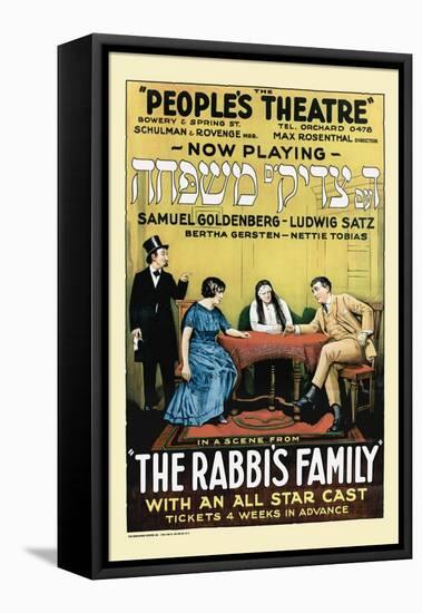 The Rabbi's Family-null-Framed Stretched Canvas