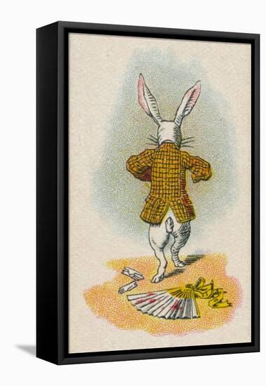 The Rabbit Running Away, 1930-John Tenniel-Framed Stretched Canvas