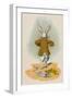 The Rabbit Running Away, 1930-John Tenniel-Framed Giclee Print