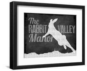 The Rabbit Valley Manor-The Saturday Evening Post-Framed Premium Giclee Print