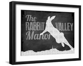 The Rabbit Valley Manor-The Saturday Evening Post-Framed Giclee Print