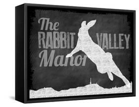 The Rabbit Valley Manor-The Saturday Evening Post-Framed Stretched Canvas