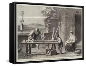 The Raboteur-Annibale Carracci-Framed Stretched Canvas