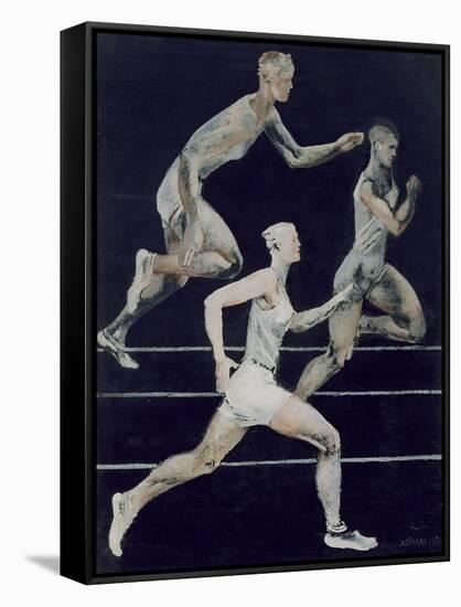 The Race, 1930-null-Framed Stretched Canvas