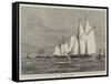 The Race across the Atlantic Ocean Between the American Yachts Coronet and Dauntless-null-Framed Stretched Canvas