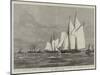 The Race across the Atlantic Ocean Between the American Yachts Coronet and Dauntless-null-Mounted Giclee Print