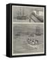 The Race at Greenhithe Between the Naval Cadets of HMS Worcester and HMS Conway-Joseph Nash-Framed Stretched Canvas