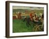 The Race Course: Amateur Jockeys Near a Carriage, 1876-1887-Edgar Degas-Framed Giclee Print