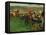 The Race Course: Amateur Jockeys Near a Carriage, 1876-1887-Edgar Degas-Framed Stretched Canvas