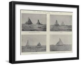 The Race for the America Cup-null-Framed Giclee Print