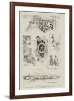 The Race for the America Cup-William Allen Rogers-Framed Giclee Print