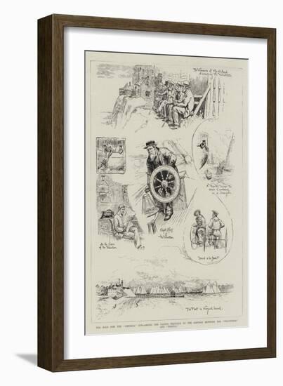 The Race for the America Cup-William Allen Rogers-Framed Giclee Print